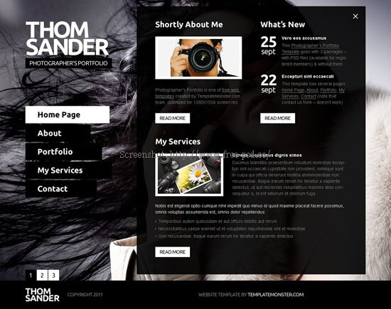 Thom Sander PSD Template