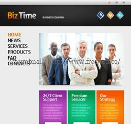 Biz Time PSD Template