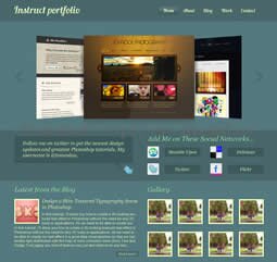 Elegant Portfolio PSD Template