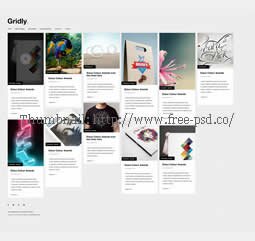 Gridly PSD Template