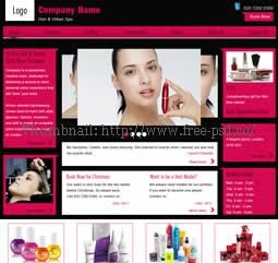 Beauty Salon PSD Template