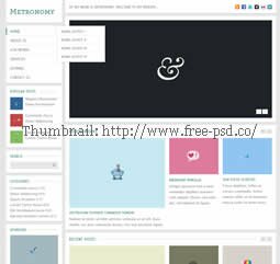 Metronomy PSD Template