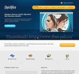 Snickles PSD Template