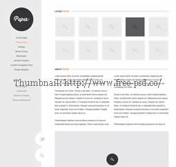 Paper PSD Template