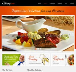 Catering.com PSD Template