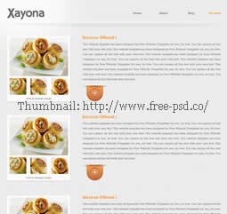 Xayona PSD Template