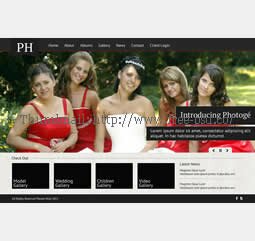 Photogé PSD Template