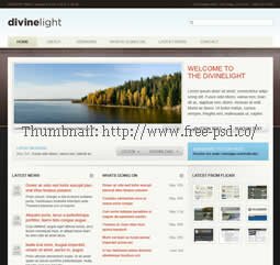 DivineLight PSD Template