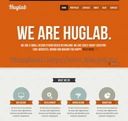 Huglab PSD Template