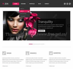 ZEN PSD Template